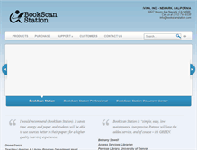 Tablet Screenshot of bookscanstation.com